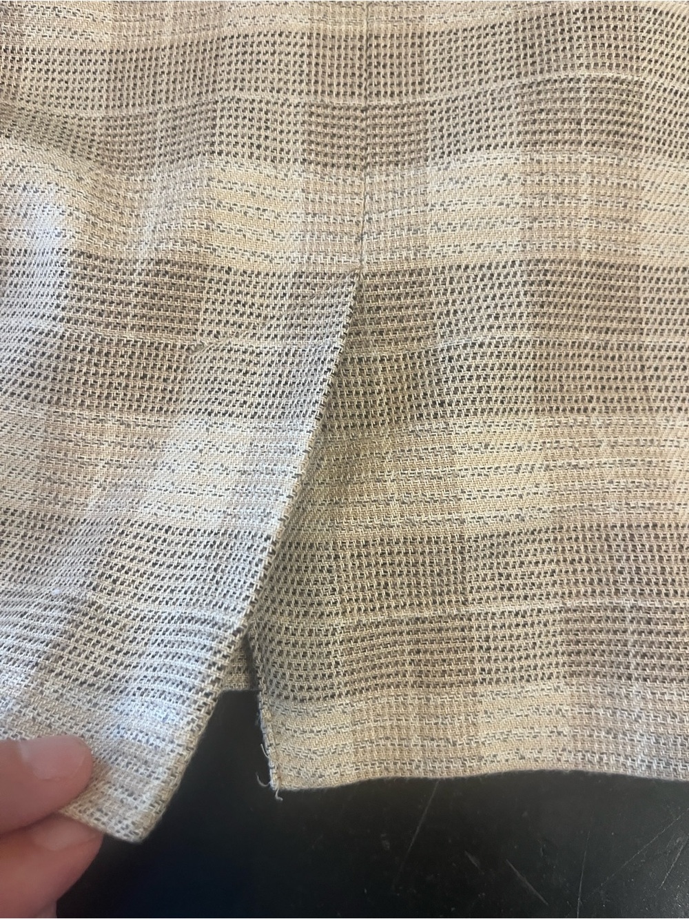 Vintage Liz Claiborne Wool Blend Plaid Pencil Skirt Office Size 8 RUNS SMALL - Picture 4 of 9